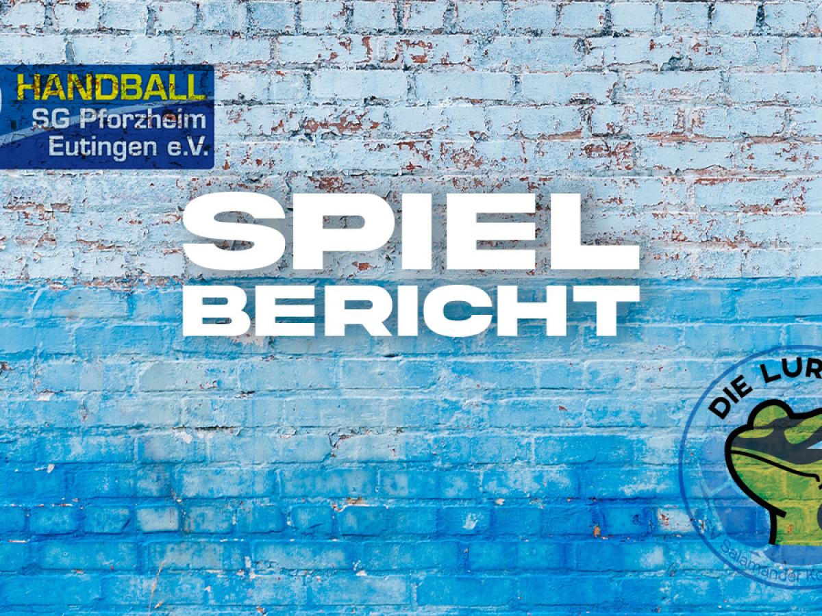 Spielbericht SG Pforzheim Eutingen A Kopie